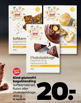 Netto Kind glutenfri bageblanding tilbud