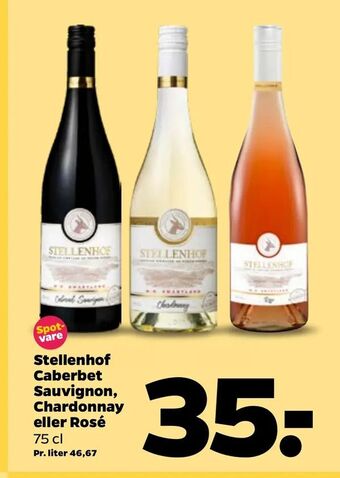 Netto Stellenhof Caberbet Sauvignon, Chardonnay eller Rosé tilbud