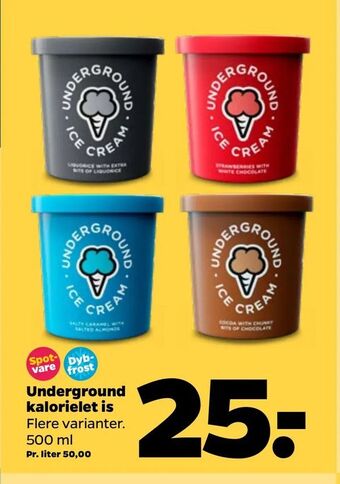 Netto Underground kalorielet is tilbud