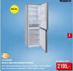 Harald Nyborg WASCO KØLE/FRYSESKAB KF320SS tilbud