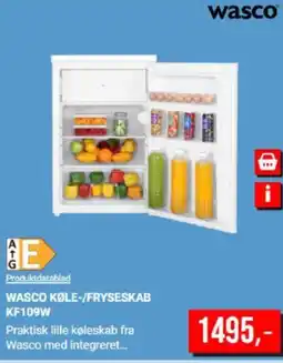 Harald Nyborg WASCO KØLE-/FRYSESKAB KF109W tilbud