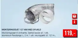 Harald Nyborg MONTERINGSSÆT 127 MM MED SPJÆLD tilbud