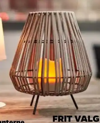 Netto Rattan solcellelanterne tilbud