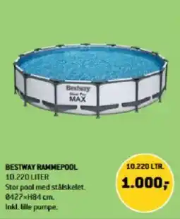 XL-BYG BESTWAY RAMMEPOOL tilbud