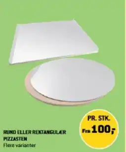 XL-BYG RUND ELLER REKTANGULÆR PIZZASTEN tilbud