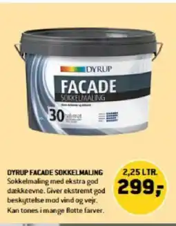 XL-BYG DYRUP FACADE SOKKELMALING tilbud