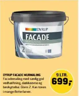 XL-BYG DYRUP FACADE MURMALING tilbud