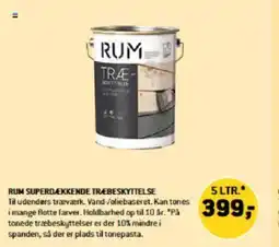 XL-BYG RUM SUPERDEKKENDE TRÆBESKYTTELSE tilbud