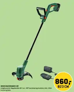 XL-BYG BOSCH GRÆSTRIMMER 18V tilbud