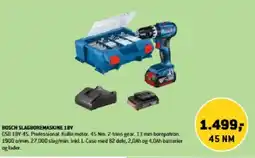 XL-BYG BOSCH SLAGBOREMASKINE 18V tilbud