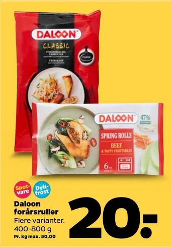 Netto Daloon forårsruller tilbud