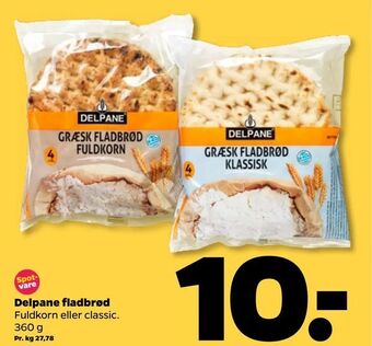 Netto Delpane fladbrød tilbud