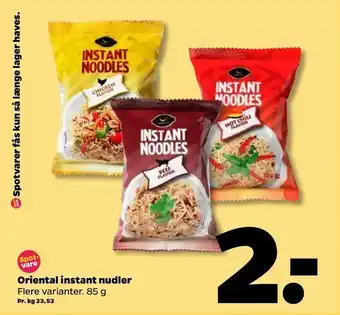 Netto Oriental instant nudler tilbud