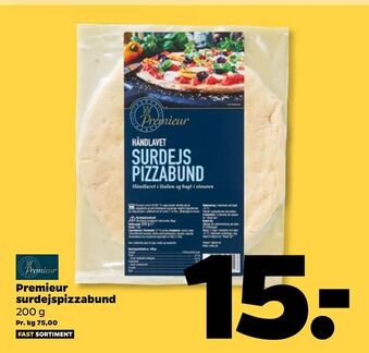 Netto Premieur surdejspizzabund tilbud