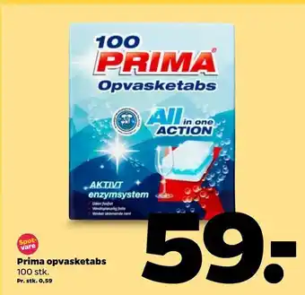 Netto Prima opvasketabs tilbud