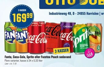 Otto Duborg Fanta, Coca-Cola, Sprite eller Fuzetea Peach sodavand tilbud