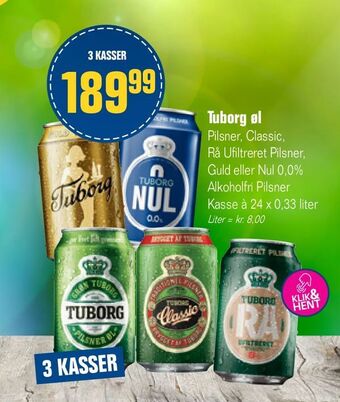 Otto Duborg Tuborg øl tilbud