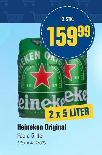 Otto Duborg Heineken Original tilbud