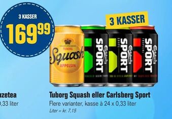 Otto Duborg Tuborg Squash eller Carlsberg Sport tilbud