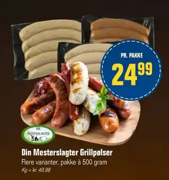 Otto Duborg Din Mesterslagter Grillpølser tilbud