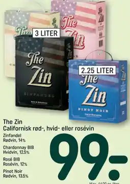REMA 1000 Californisk Hvidvin tilbud