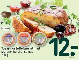 REMA 1000 Kartoffelomelet Spinat tilbud