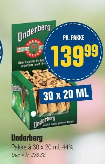 Otto Duborg Underberg tilbud