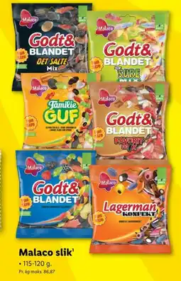 Lidl Slikposer tilbud
