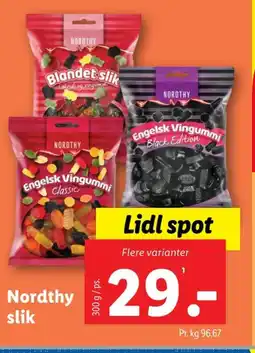 Lidl Slikposer tilbud