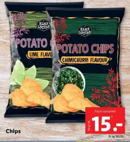 Lidl Potato Chips Lime Flavour tilbud