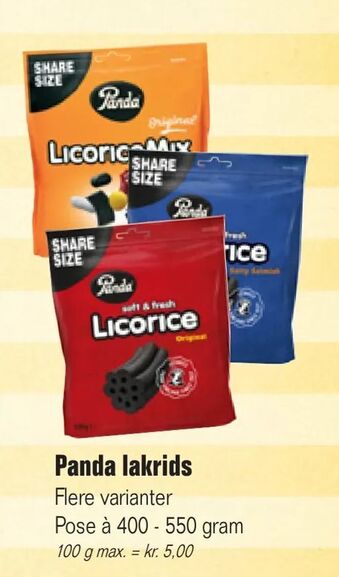 Otto Duborg Panda lakrids tilbud