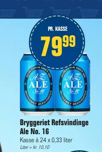 Bryggeriet Refsvindinge Ale No. 16