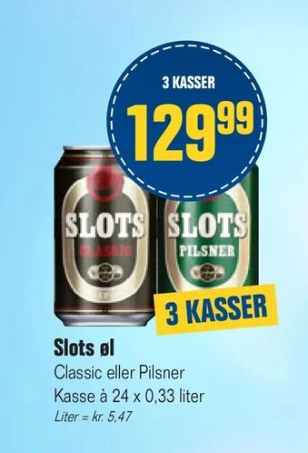 Otto Duborg Slots øl tilbud