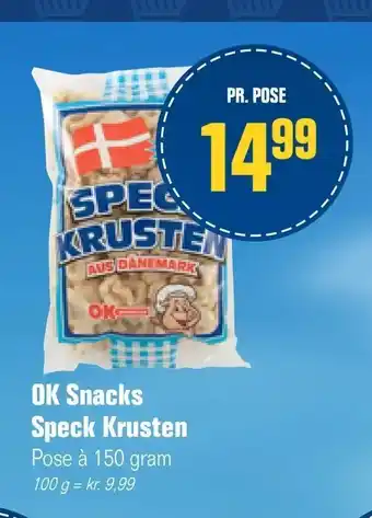 Otto Duborg OK Snacks Speck Krusten tilbud
