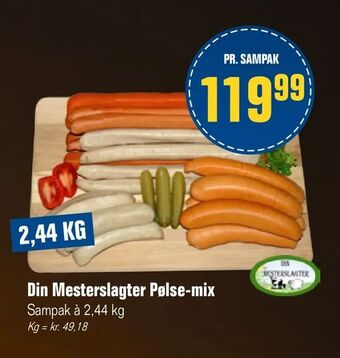 Otto Duborg Din Mesterslagter Pølse-mix tilbud