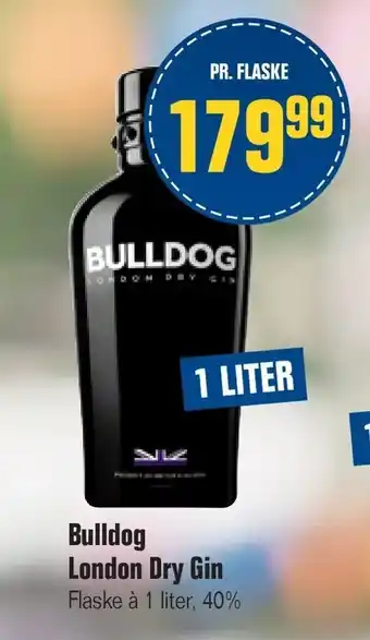 Otto Duborg Bulldog London Dry Gin tilbud