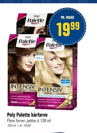 Otto Duborg Poly Palette hårfarve tilbud