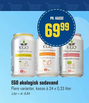 Otto Duborg EGO økologisk sodavand tilbud