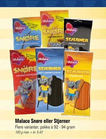 Otto Duborg Malaco Snøre eller Stjerner tilbud