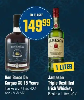 Jameson Triple Destilled Irish Whiskey