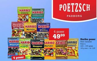 Poetzsch Padborg Haribo poser tilbud