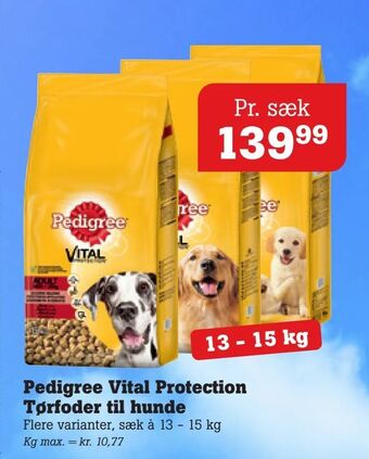 Poetzsch Padborg Pedigree Vital Protection Tørfoder til hunde tilbud