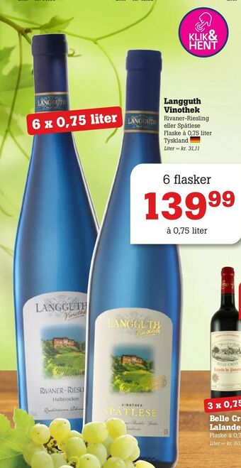 Poetzsch Padborg Langguth Vinothek tilbud