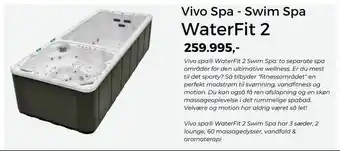 IWAO Vivo Spa - Swim Spa WaterFit 2 tilbud