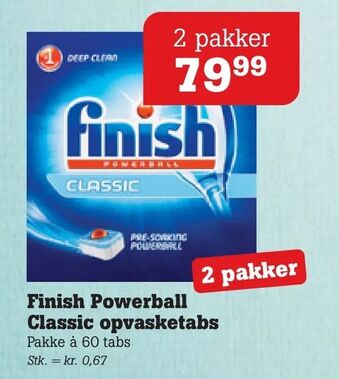 Poetzsch Padborg Finish Powerball Classic opvasketabs tilbud