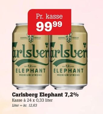 Poetzsch Padborg Carlsberg Elephant 7,2% tilbud