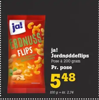 Poetzsch Padborg ja! Jordnøddeflips tilbud