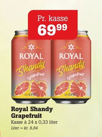 Poetzsch Padborg Royal Shandy Grapefruit tilbud