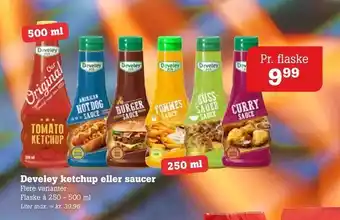 Poetzsch Padborg Develey ketchup eller saucer tilbud