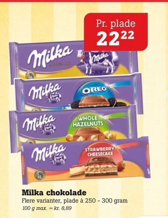 Poetzsch Padborg Milka chokolade tilbud